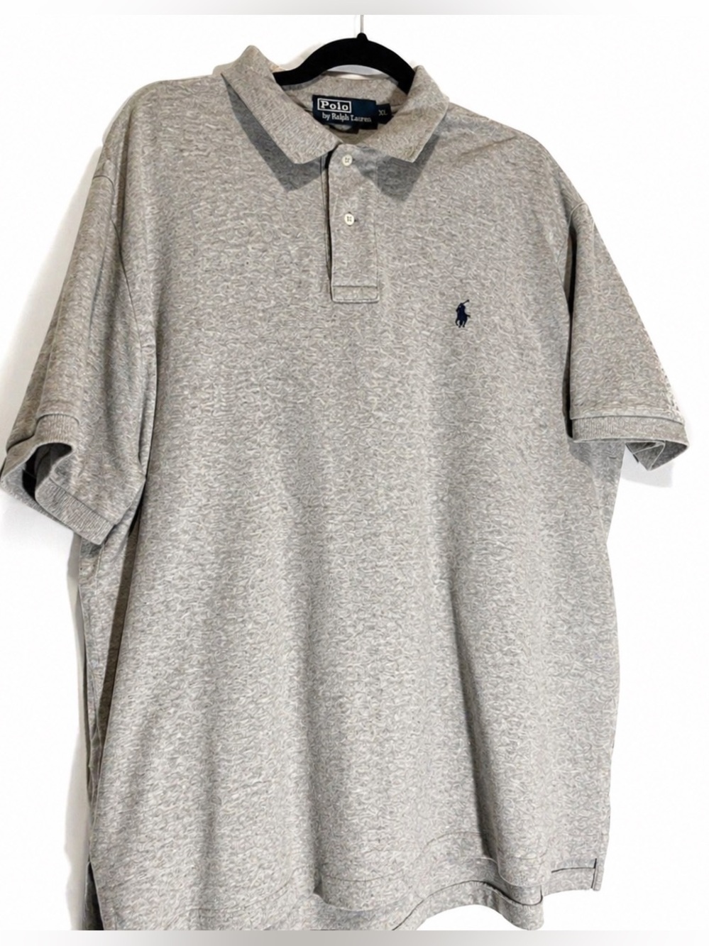 Polo Ralph Lauren Men’s M Heather Gray Short Sleeve Classic Fit Pony Logo Polo